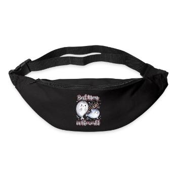 Best Mom In The World, Spruch Muttertag, Seehund - Gürteltasche - Schwarz - Vorne