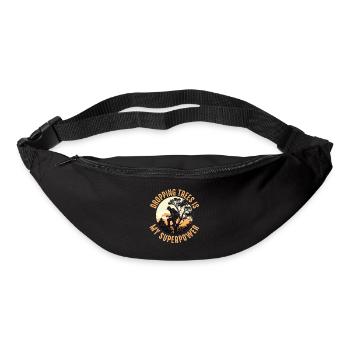 Arborist Tree Surgeon Woodworker Funny Logger - Bum bag - black - Front
