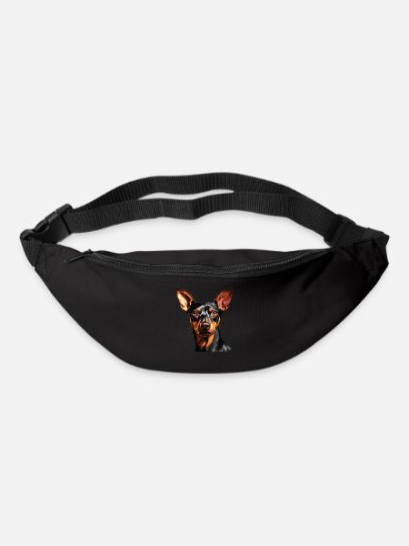Pinscher - Gürteltasche - Schwarz