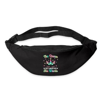 Chess Girl Chess Player - Bum bag - black - Front