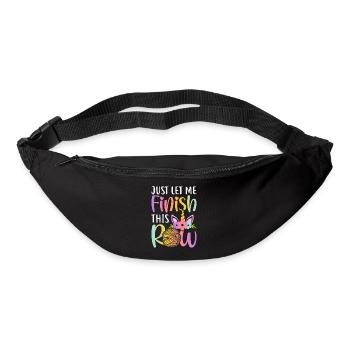 Crochet Crochet Knitting - Bum bag - black - Front