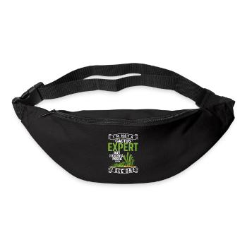 Je ne suis pas un expert en cactus, mais j’en reconnais un - Sac banane - noir - Devant