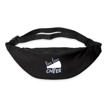 Cheerleadermädchen Cheerleading Jubel Jugend - Gürteltasche - Schwarz - Vorne