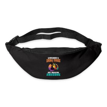 Airedale Terrier Gifts - Gürteltasche - Schwarz - Vorne