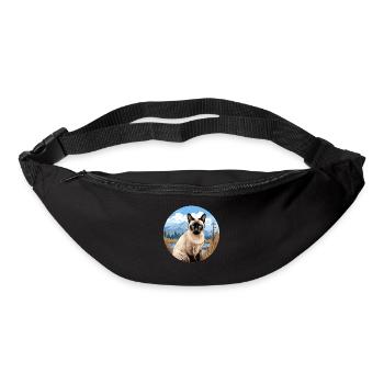 Siamese Cat Siamkatze - Gürteltasche - Schwarz - Vorne