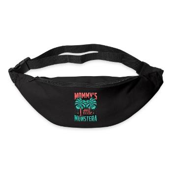 Monstera Mommy's Little Monstera Indoor Plants - Bum bag - black - Front
