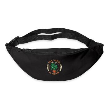 Monstera Grow Through What You Go Plantes de balcon - Sac banane - noir - Devant