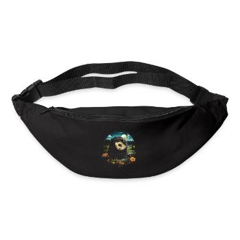Hedgehog Animal - Bum bag - black - Front
