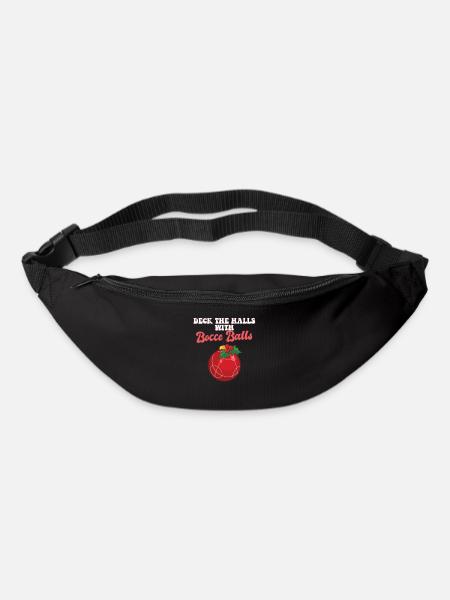 Pont de Noël Les Salles Avec Joueur De Pétanque - Sac banane - noir