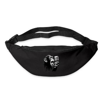 Monkey Band Leader | Monkey Orchestra - Bum bag - black - Front