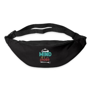 Mind If I Smoke Ribs Grill BBQ Short Ribs Rack - Gürteltasche - Schwarz - Vorne