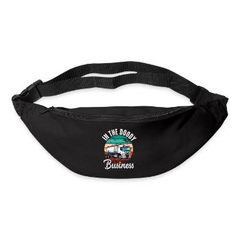 Installateur de système d’égout de pompe de pompe de fosse septique - Sac banane - noir - Devant