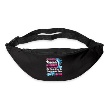 Dolphin Ask Me About Dolphins - Bum bag - black - Front