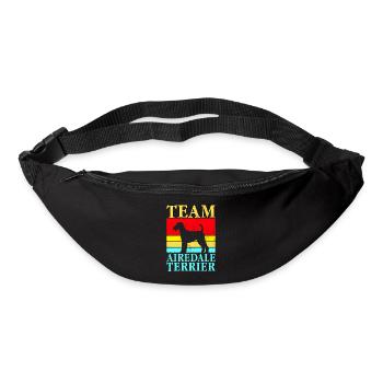 Cadeaux Airedale Terrier - Sac banane - noir - Devant