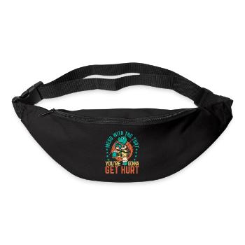 Mess With The Turt, You're going to Get Hurt 6 - Bum bag - black - Front