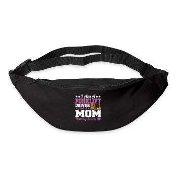 Mother I Am A Forklift Driver And A Mom Funny Wome - Gürteltasche - Schwarz - Vorne