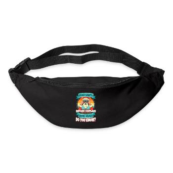 Dear santa before i explain How much do you Know - Bum bag - black - Front