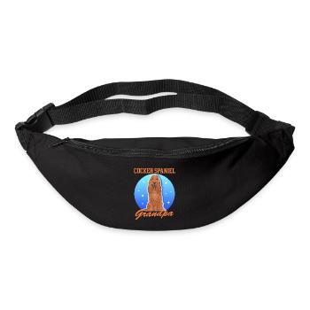 Cocker Spaniel Grandpa Dog Cocker Spaniel Gift - Bum bag - black - Front