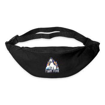 Punk Rock Unicorn - Bum bag - black - Front