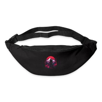Japanisch Traditionell Berg fuji Japan Geisha - Gürteltasche - Schwarz - Vorne