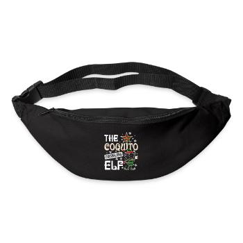 The coquito drinking elf - Bum bag - black - Front