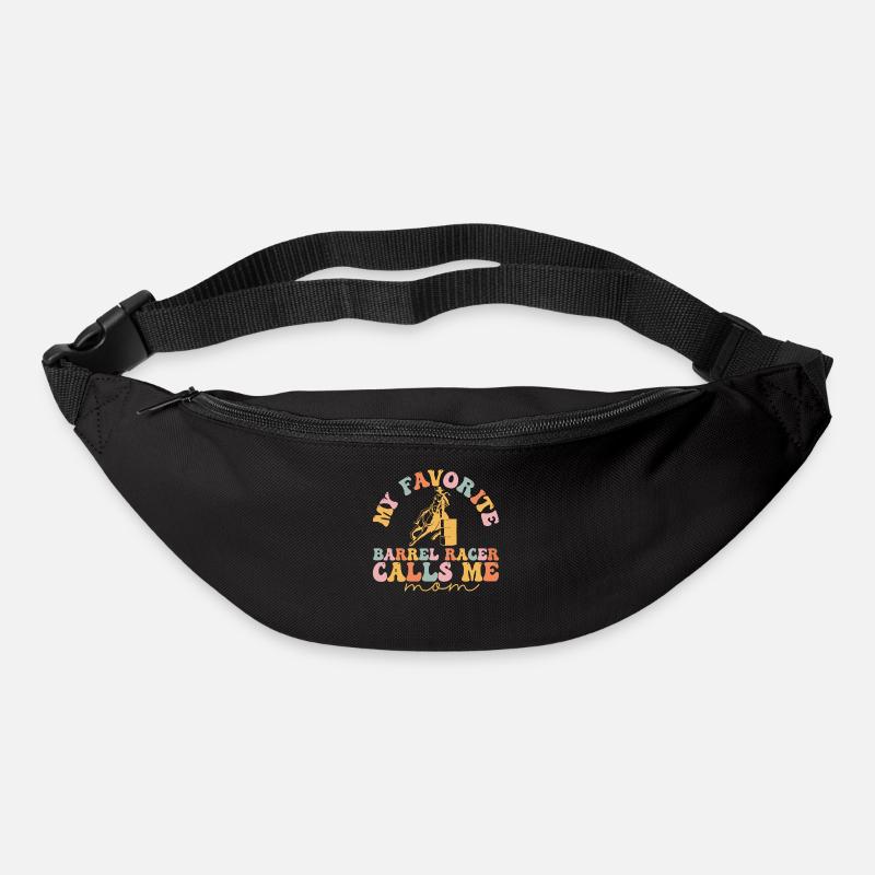 Course de barils groovy - Sac banane - noir