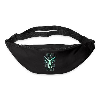 Why Walk When You Can Cartwheel - Gürteltasche - Schwarz - Vorne