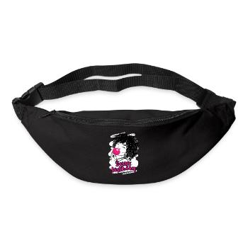 Diva d’anniversaire coquine célébrant - Sac banane - noir - Devant