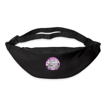 Forever Chasing Sunsets Retro Summer Vacation - Bum bag - black - Front
