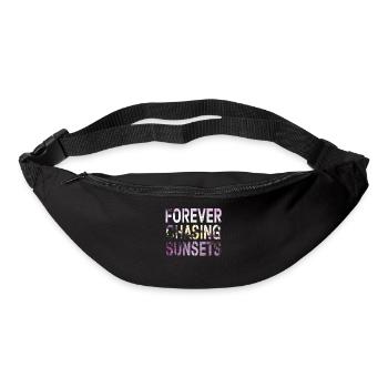 Forever Chasing Sunsets Retro Summer Vacation - Bum bag - black - Front
