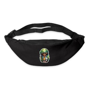Idée cadeau Panda pour les enfants - Sac banane - noir - Devant