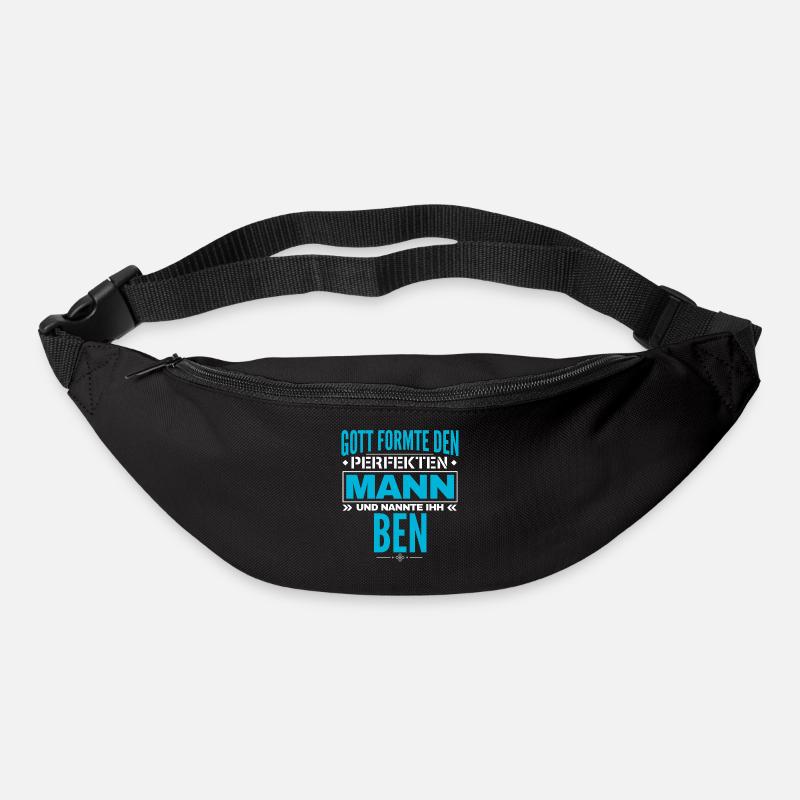 Ben Name Design - Gürteltasche - Schwarz
