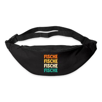 Aquarium Aquaristik Fische - Gürteltasche - Schwarz - Vorne