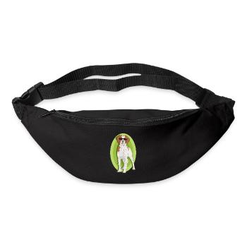 Brittany Epagneul Breton Hund Geschenk - Gürteltasche - Schwarz - Vorne