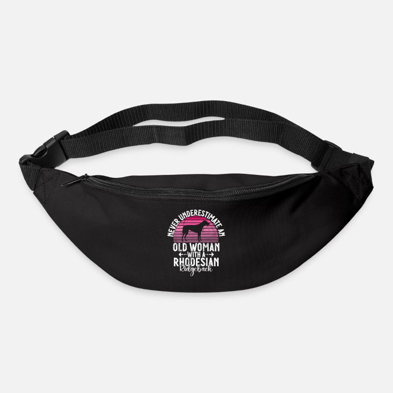 Cadeaux de Rhodesian Ridgeback - Sac banane - noir