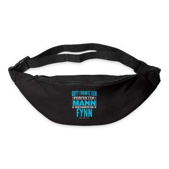 Fynn Name Design - Gürteltasche - Schwarz - Vorne