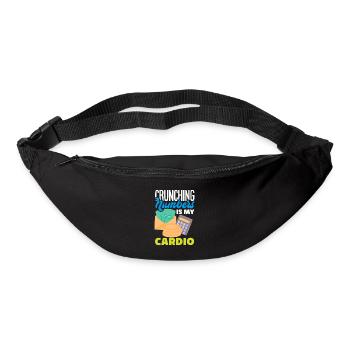 Lustiges Steuerberater Buchhalter Geschenk - Gürteltasche - Schwarz - Vorne