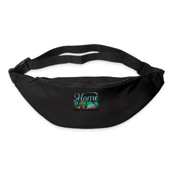 park your home where you want it to be - Bum bag - black - Front