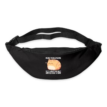 Ma zone à problèmes n’est pas derrière le front - Sac banane - noir - Devant