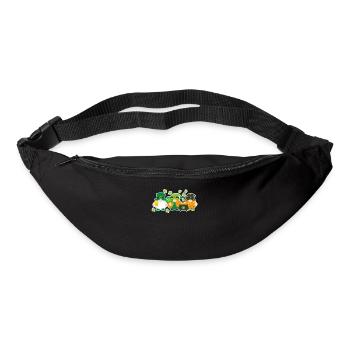 Nains nordiques irlandais Drôle Lucky Leprechauns - Sac banane - noir - Devant
