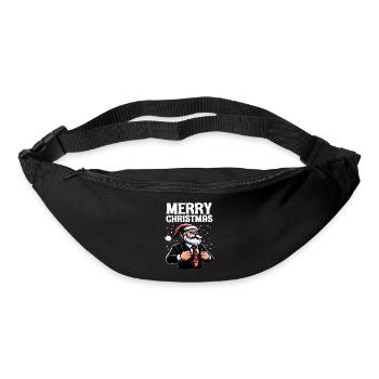 Merry Christmas Chef Imp Christmas Gnome - Bum bag - black - Front