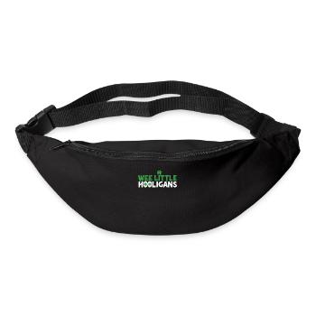 Wee Little Hooligan Saint-Patrick irlandais - Sac banane - noir - Devant