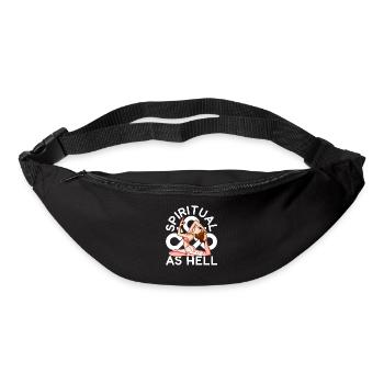 Yoga, Pleine conscience, Pratique, Méditation, Manifestation - Sac banane - noir - Devant