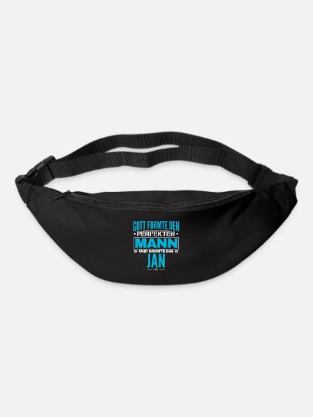 jan Und Name Design - Gürteltasche - Schwarz
