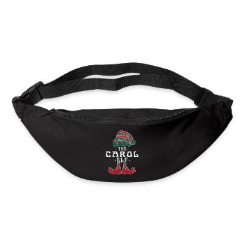 Carol Elf Family Matching Group Christmas Mom Dad - Bum bag - black - Front