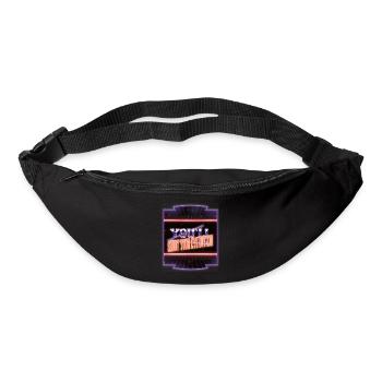 dinosaur lover beard beach gift idea gift cute - Gürteltasche - Schwarz - Vorne