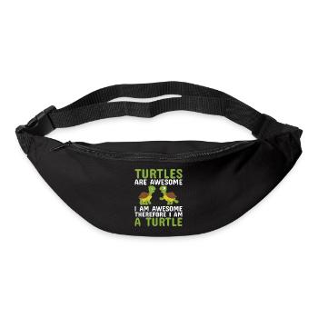Turtles -Sea Turtle -Hawaiian - Bum bag - black - Front