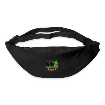 Bonjour Décembre - Sac banane - noir - Devant