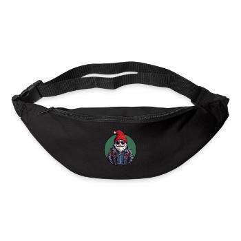 Cool Christmas Santa Claus Funny Christmas Santa - Bum bag - black - Front
