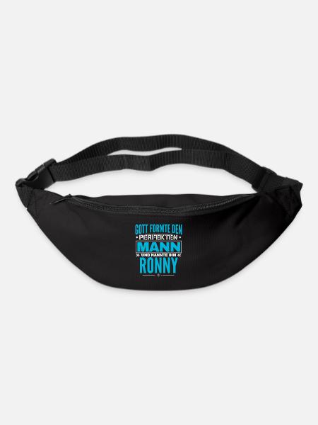 Ronny Name Design - Gürteltasche - Schwarz